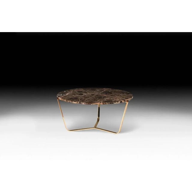 Contemporary Italian New Calacatta Marble Dolomiti Circular 41 Table from VGnewtrend For Sale - Image 3 of 6
