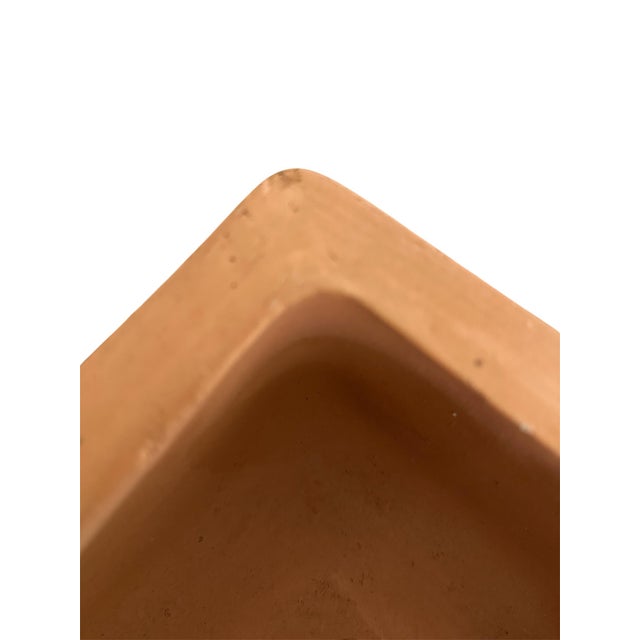 Italian Terracotta Square Citrus Lemon Garden Box Planter / Pot / Vessel, Impruneta For Sale - Image 9 of 10