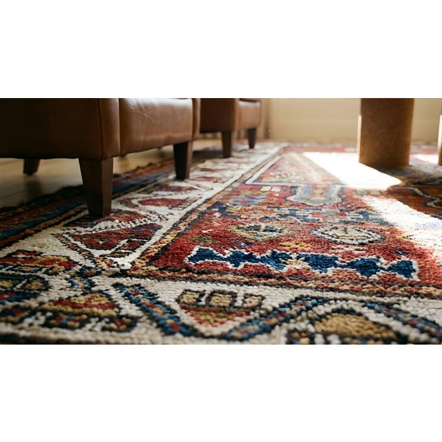 Early 20th Century N.E. Persian Quchan " Kordi" Rug ( 3'6''x 6'4'' - 107 x 193 ) For Sale - Image 9 of 9