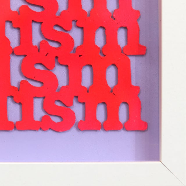 2020s Statement #4 - Vibrant Pink Purple Abstract Original Artwork by Fabio Coruzzi For Sale - Image 5 of 9