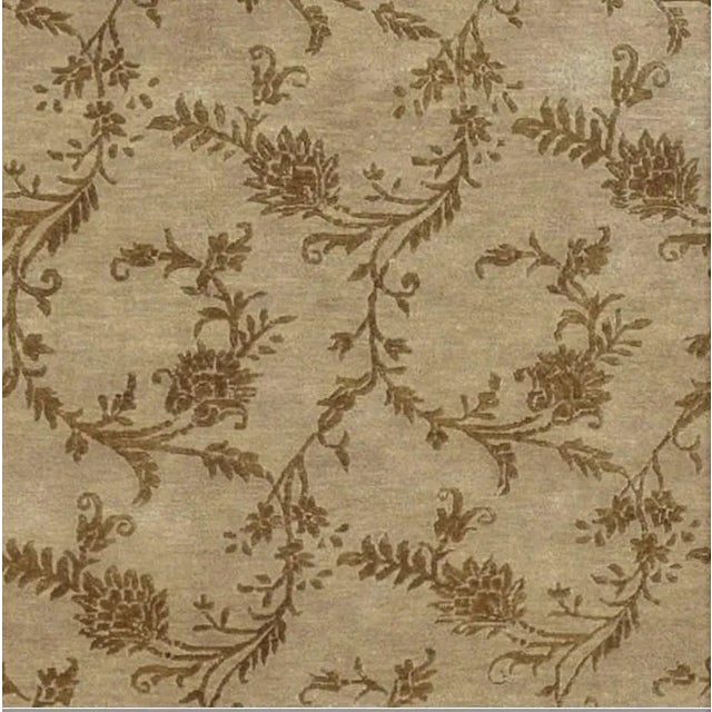 Beige Handmade Oriental Rug. 5'7"x 8' For Sale - Image 8 of 12