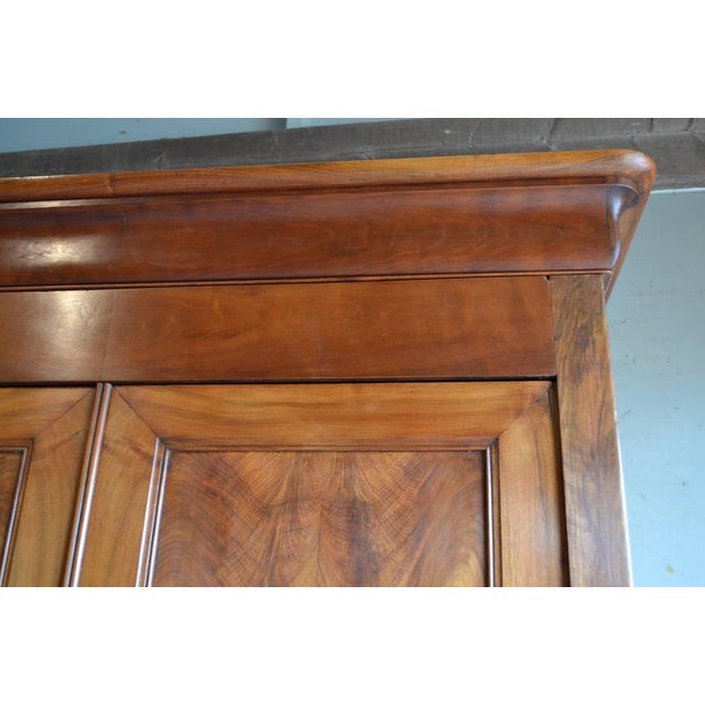 Louis Philippe Cherry Wood Cabinet For Sale - Image 6 of 10