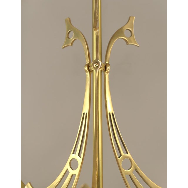 1920s Chandelier from Wiener Werkstätte, 1920s For Sale - Image 5 of 8