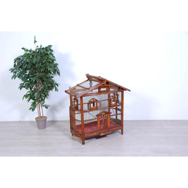 Antique Wooden Bird House, 1890s For Sale - Image 10 of 17