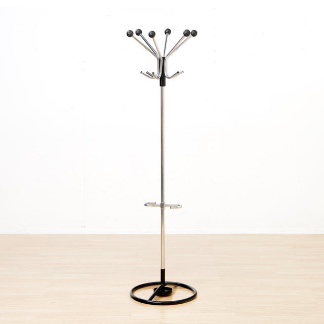 1970s 1970s Postmodern Atomic Hat & Coat Rack Stand (1) For Sale - Image 5 of 8
