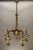Art Deco Bronze and Frosted White Glass Five-Light Chandelier, France, 1925 For Sale - Image 18 of 18