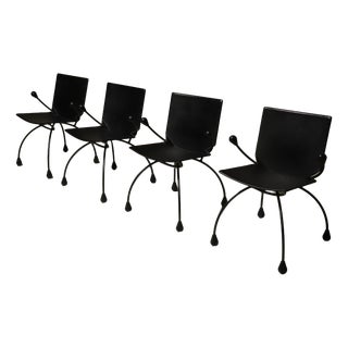 Gigi Chairs by Boonzaaijer & Mazairac for Hennie De Jong Int. Collections, 1980s, Set of 4 For Sale