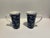 Pair of tall mugs. Anchor your mornings with a touch of maritime charm with these Nautical Knots Latte Coffee Mugs . 222...