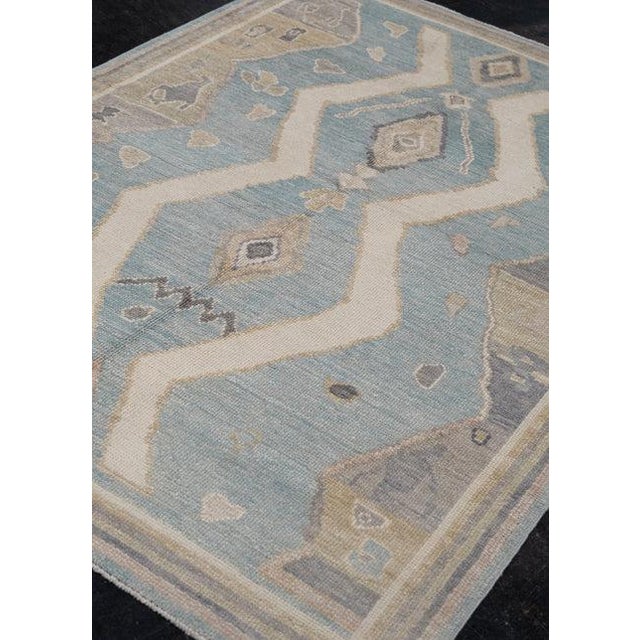 Textile Turkish Oushak Rug 4'10" x 7'2" For Sale - Image 7 of 9