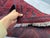 Long Red and Navy Tribal Medallion Runner Rug, 2'7" X 18'5" For Sale - Image 14 of 15