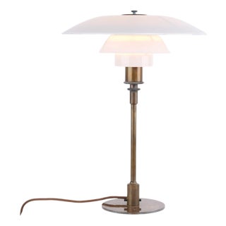 Table Lamp in Burnished Brass by Poul Henningsen for Louis Poulsen, 1930s For Sale