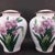 This is a matching pair of large, elegant lidded jars, crafted in the traditional cloisonné enamel technique. The vessels...
