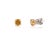 Not Yet Made - Made To Order Round Cut Citrine Stud Earrings - 2 Pieces For Sale - Image 5 of 6