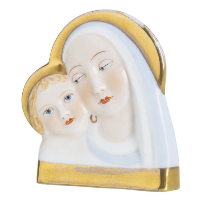 Porcelain Our Lady with Child Vista Alegre For Sale