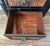 Vintage Ebonized Black Bamboo & Woven Rattan Two-Drawer Cabinet – Chinoiserie / British Colonial For Sale - Image 9 of 13