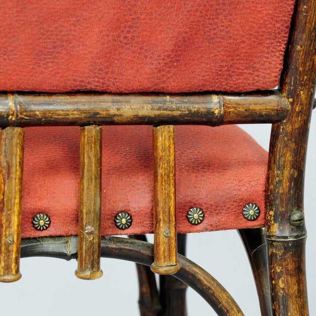 Asian Inspired Set of Bamboo Furniture, 1930s, Set of 3 For Sale - Image 11 of 13