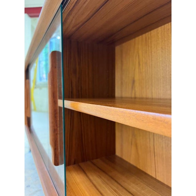 Display Sideboard in Teak with Chrome Feet from Dyrlund For Sale - Image 9 of 11