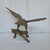 Metal Mid 20th Century Americana Cast Brass Eagle Perched on Branch Sculpture For Sale - Image 7 of 10