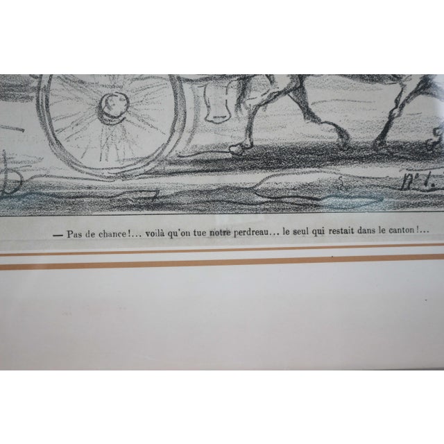 Honoré Daumier, from Croquis de Chasse, 1800s, Lithograph For Sale - Image 3 of 4