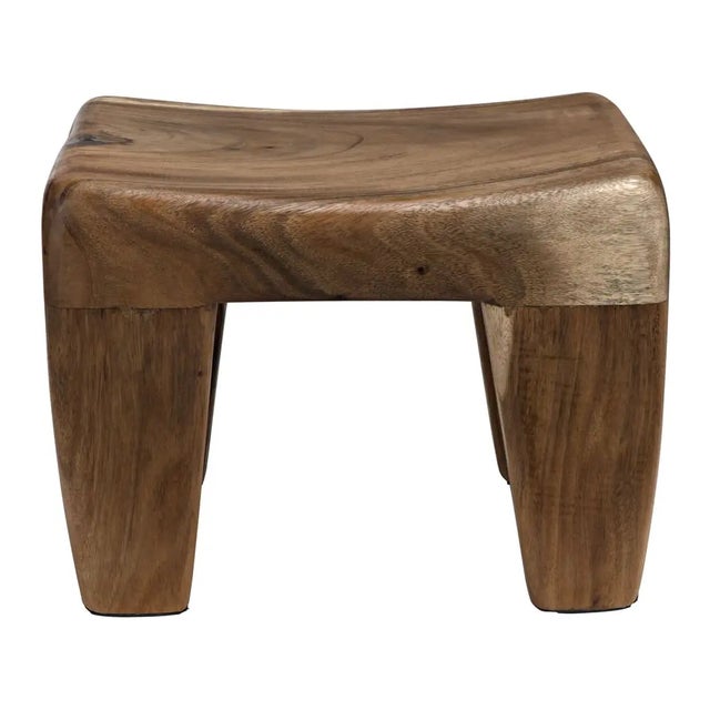 Mid-Century Modern NOIR Sumo Stool, Munggur For Sale - Image 3 of 5