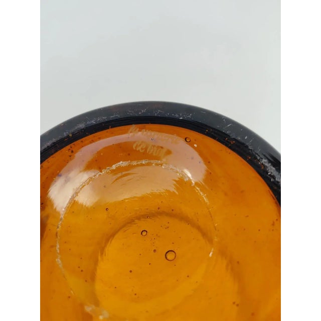 1970s Vintage Bubble Glass Vase, 1970s For Sale - Image 5 of 9