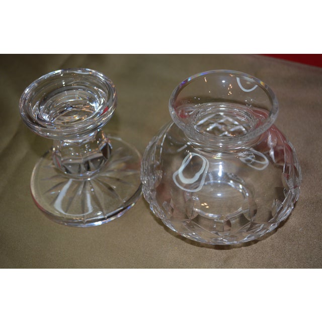 Vintage Circa 1980s Waterford Lismore Hurricane Candle Holder Chairish