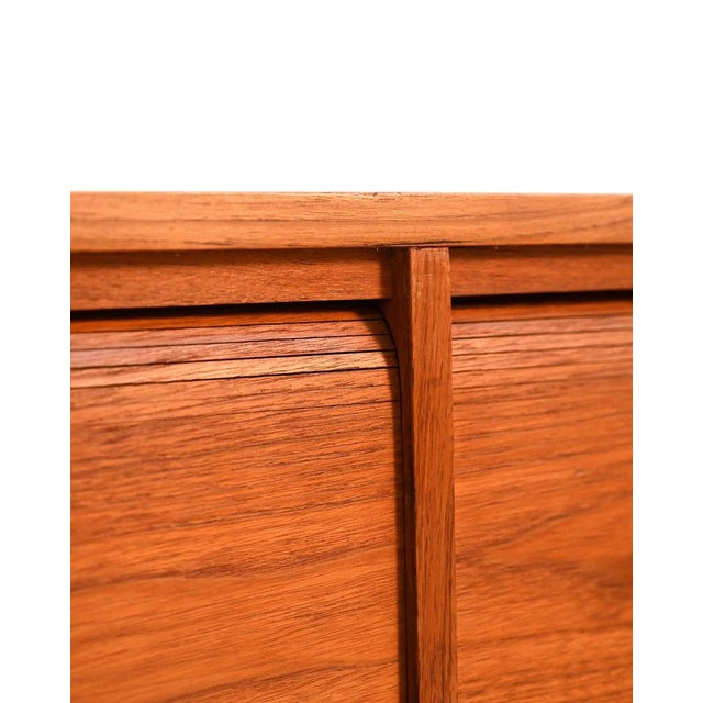 Scandinavian Teak Sideboard with Shutter Doors, 1960s For Sale - Image 11 of 13