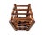 Mid-Century Modern Vintage Mid Century Modern Solid Walnut Wine Rack 15 Bottle For Sale - Image 3 of 8