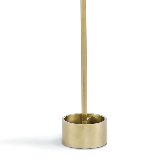2020s Regina Andrew Geo Rectangle Floor Lamp in Natural Brass For Sale - Image 5 of 6