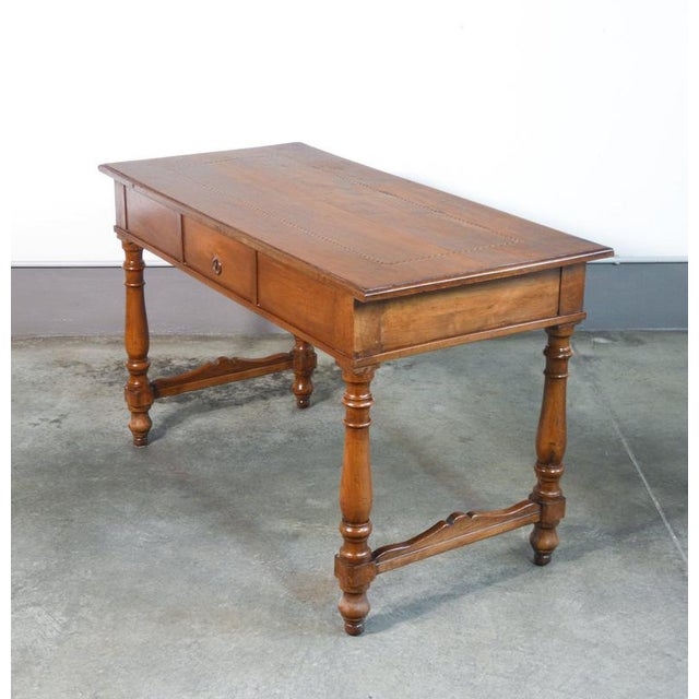 Vintage Inlaid Walnut Desk, 19th Century For Sale - Image 11 of 18