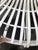 Circular White Steel Tree Bench Garden Seat For Sale - Image 9 of 12