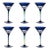 ARTEL Sardinky Cocktail Glass in Ink - Set of 6 For Sale