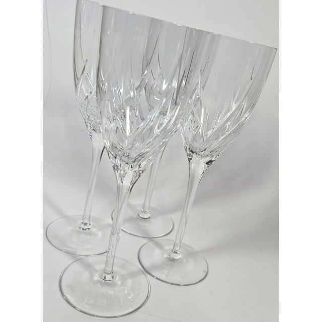Twirled Goblets- Set of Four For Sale - Image 16 of 16