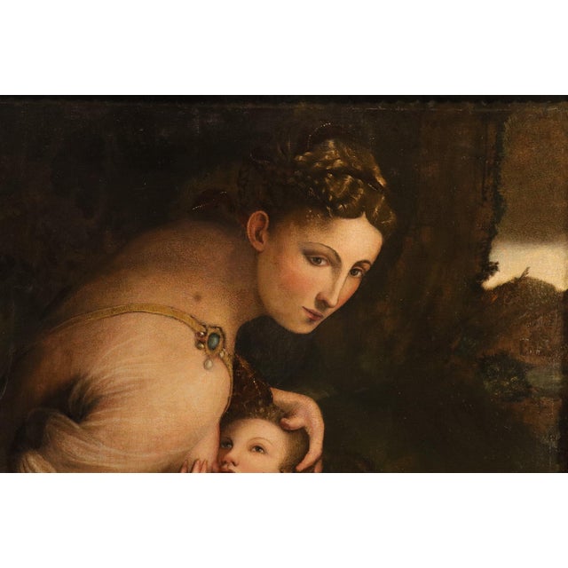 Camillo Boccaccino, Nude, Venus Cupid Boccaccino, 17th Century, Oil Painting on Canvas, Framed For Sale - Image 14 of 16