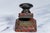 Unusual Painted Pattern Antique Metal Cast Iron Desk Embosser Clamp Paperweight Industrial Home Decor For Sale - Image 4 of 8
