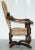 Italian Museum Quality Valentino Panciera Besarel 19th Century Italian Walnut Cherub Carved Armchair – Throne Chair For Sale - Image 3 of 12