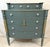 Hollywood Regency Antique Sheraton Style Bowfront Chest of Six Drawers With Locks and Key, New Paint and Knobs For Sale - Image 3 of 18