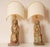 Mid-Century Modern Vintage Italian Lamps Ceramic Figural Table Lamps King Tut and Cleopatra - A Pair For Sale - Image 3 of 13