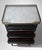 Late 19th Century Napoleon III Style French Night Stand in Black Lacquered Wood and Carrara Marble For Sale - Image 13 of 18