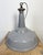 Large British Industrial Grey Enamel Factory Pendant Lamp from Benjamin, 1960s For Sale - Image 10 of 18