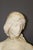 Alabaster Bust of a Young Woman with a Golden Headdress, 1900 For Sale - Image 9 of 15
