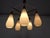 1960s Danish Teak and Glass Spider Ceiling Lamp, Denmark, 1960s For Sale - Image 5 of 17