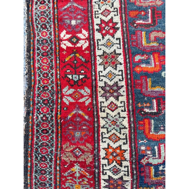 Antique Distressed Malayer Rug, 1890s For Sale - Image 14 of 16