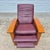 Barcalounger 2002 BarcaLounger Mission Arts & Crafts Style Leather and Oak Manual Recliner Arm Chair For Sale - Image 4 of 14