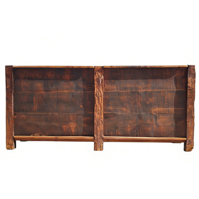 17th Century Double-Door Pine Farmer's Sideboard Cabinet For Sale - Image 5 of 5