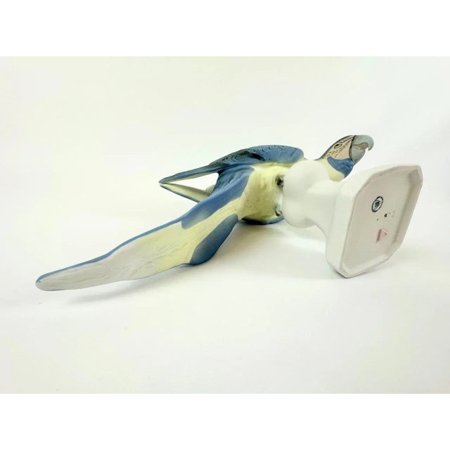 1960s Hand Painted Parrot Figurine from Royal Dux, 1960s For Sale - Image 5 of 14