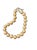 Modern Vintage Kenneth Jay Lane KJL Chunky Matte Gold Faux Pearl Statement Necklace For Sale - Image 3 of 6
