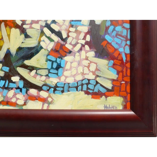 Contemporary "Kaleidescope" Contemporary Abstract Oil Painting For Sale - Image 3 of 6