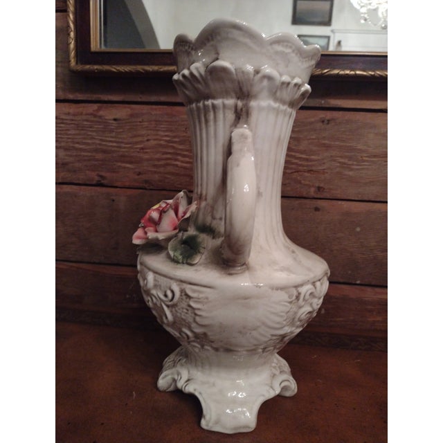 Vintage 1970s Capodimonte Urn Style Flower Vase With Handles For Sale In Seattle - Image 6 of 10