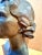 Early 20th-Century Female Bronze Bust on Stand by Oliver Grymes For Sale In San Francisco - Image 6 of 16
